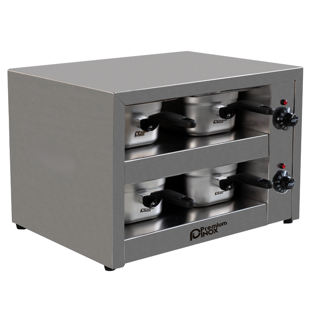 Estufa Proteínas 4 cubas GN 1/3 Inox