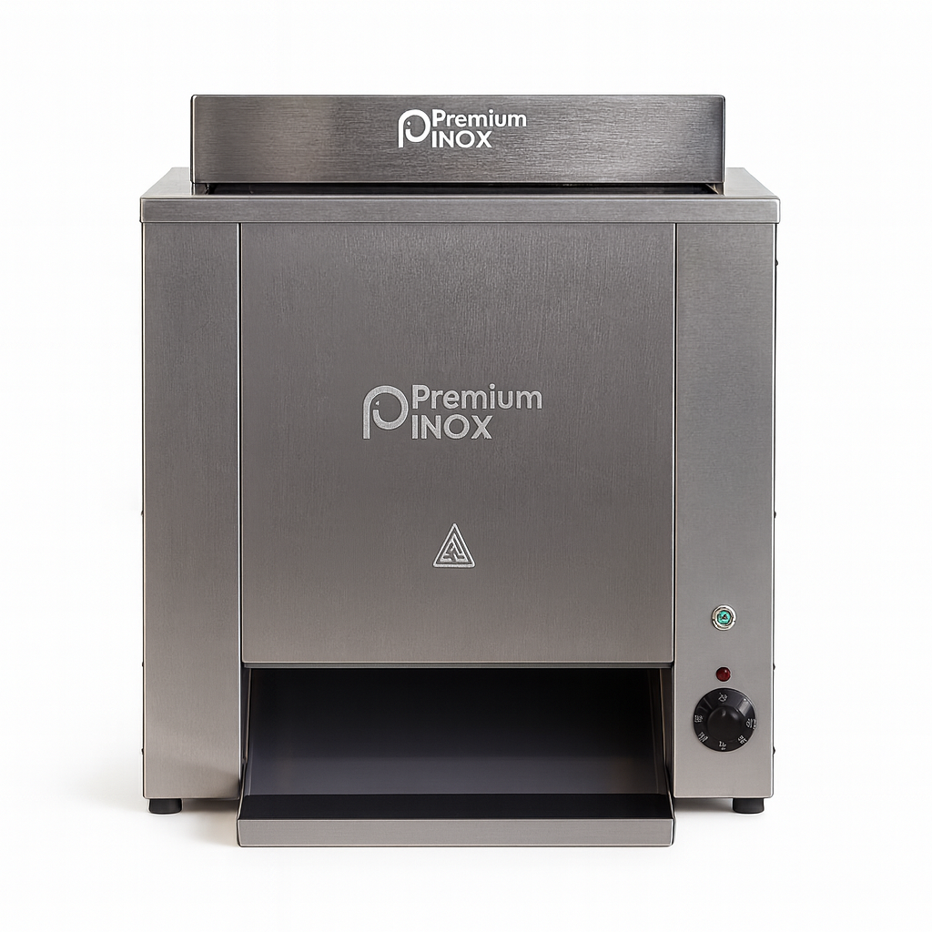 Toaster Pão de Hamburguer Base e Coroa ao mesmo tempo Inox - Imagem 2