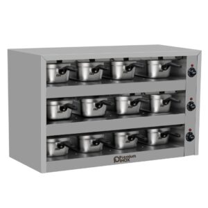 Estufa Conservador Mantenedor de Proteínas 12 Cubas GN Inox