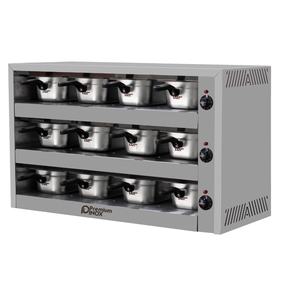 Estufa Conservador Mantenedor de Proteínas 12 Cubas GN Inox - Imagem 2