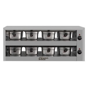 Estufa Mantenedor de Proteínas Conservador 8 Cubas GN Inox